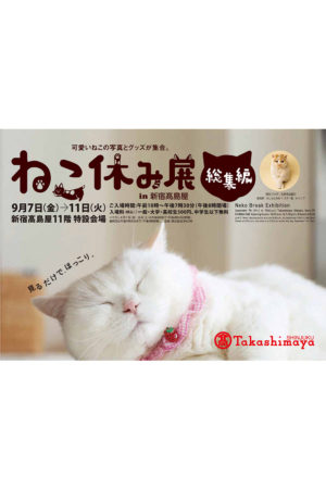 ねこ休み展総集編 in 新宿髙島屋(猫の写真展＆物販展) | 台東区浅草橋