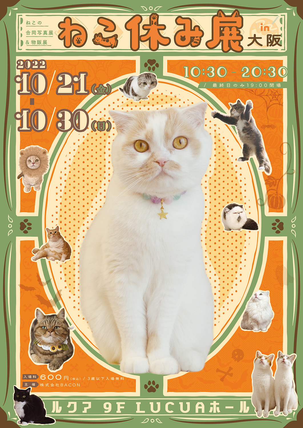 猫の合同写真展＆物販展「ねこ休み展 2022 in 大阪」